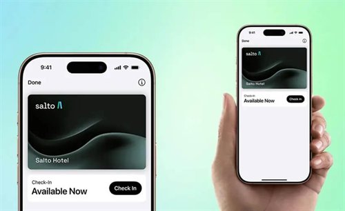 Salto transforms the guest experience with Room Keys in Apple Wallet