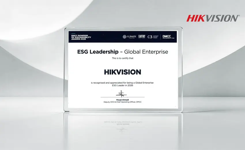 Hikvision awarded the DMCC Global Enterprise ESG Leader Award