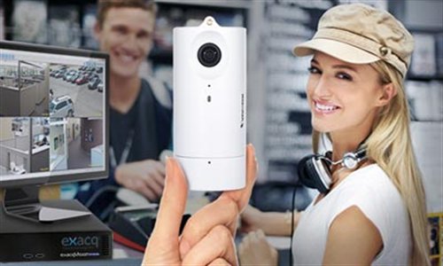 VIVOTEK compact cube IP Camera integrates with ExacqVision VMS