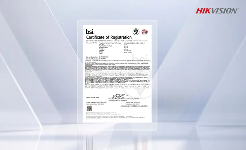 Hikvision achieves prestigious cybersecurity certifications, setting new global standard for digital trust