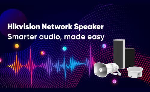 Hikvision announces new audio product line, unveils range of network speakers