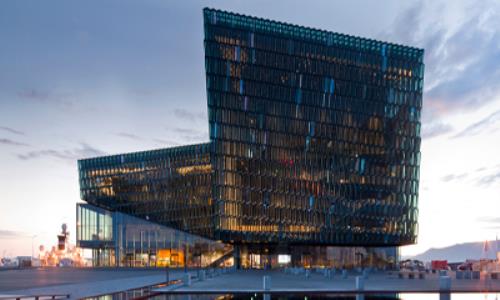 Iceland concert hall and conference center revitalized with wireless adjustable access control solution 