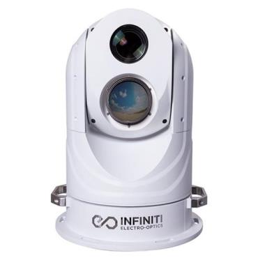 Rugged Stabilized Vehicle Thermal PTZ Camera EO/IR Gyro 49x 4k &14.5x 275mm MWIR FLIR Thermal 20km