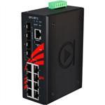 LMP-1204G-SFP(10-Port Industrial PoE+ Managed Ethernet Switch)