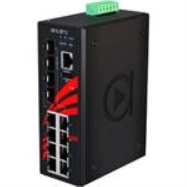 LMP-1204G-SFP(10-Port Industrial PoE+ Managed Ethernet Switch)