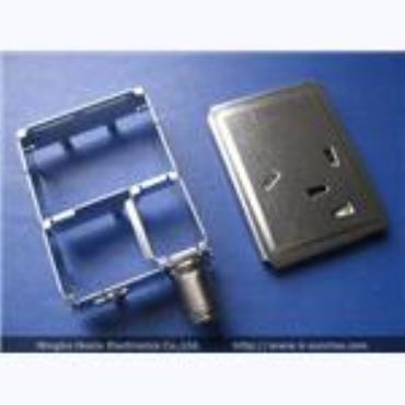 F connector with shielding box for set top box 