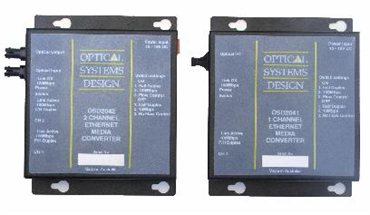 OSD2041/4 10/100BaseT-Tx to 100Base-Fx Media Converter