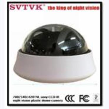 Infrared plastic dome camera