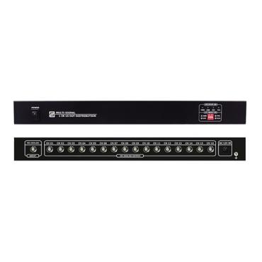 [SC-MA16VDA] AHD/TVI/CVI/CVBS Multi-format 1 In/16 Out video Distributor