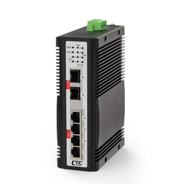 Industrial Managed PoE Switch IQS-402XSM-4PH
