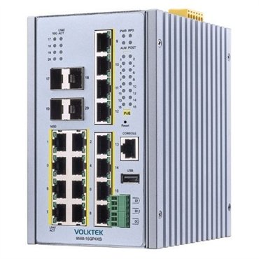 9560-16GP4XS-I Industrial Managed PoE Switches