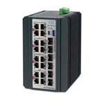 Industrial Layer 3 GbE PoE Switch - IGR-A1606SM-16PH