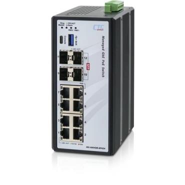 Industrial Managed GbE PoE Switch - IGS-A804SM-8PH
