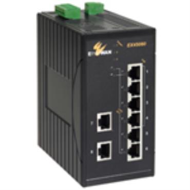 EX45000 Hardened Unmanaged 8-port 10/100BASE PoE (4 x PoE) Ethernet Switch