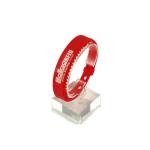 RFID Silicone Rubber Wristband, Red, UHF, Marathon, Alien Higgs 3, 860-960 MHz, R/W