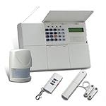 H411U 32 Wireless Zone & 4 Hardwired Zone LCD Intruder Alarm System