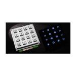 4x4 Waterproof Metal Keypad (Blue Backlight)