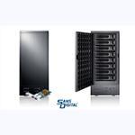 TowerRAID TR8X+BP - 8 Bay 6G SAS / SATA RAID 5 Storage Enclosure w/ 6G PCIe 2.0 x8 Card (Black) 