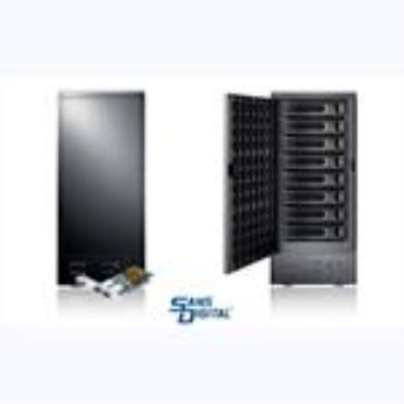 TowerRAID TR8X+BP - 8 Bay 6G SAS / SATA RAID 5 Storage Enclosure w/ 6G PCIe 2.0 x8 Card (Black) 