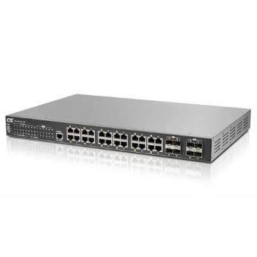 Industrial Layer 3 10G PoE Switch - IXR-G24044X-24PH