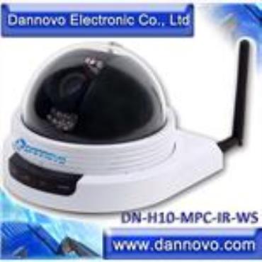 DANNOVO Wireless Dome IP Camera IR Night Vision 2 MegaPixel Support Audio,SD(DN-H10-MPC-IR-WS)