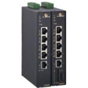 EX42300 Hardened Unmanaged 5/6 port Ethernet Switch w/ 4-port 10/100BASE PoE + optional Fiber port