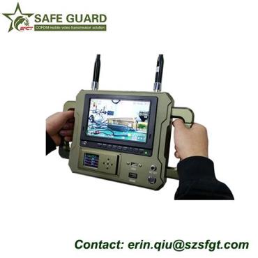 H.265 10km long range wireless cofdm video transmitter and receiver 