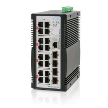 Industrial Layer 3 10G PoE Switch - IGR-1604XSM-16PH