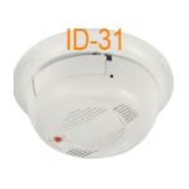 FaceID Smoke Detector Hidden Camera w/Real Fire Alarm and Audio
