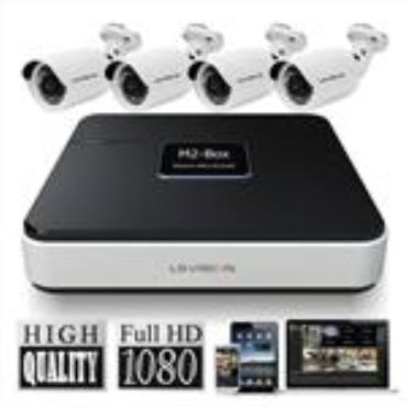 LS VISION High performance poe 1.3mp bullet ip camera 4ch 960p nvr kit