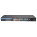 60W Ultra Power PoE Switch L2+ Managed 24 port 10/100/1000M for PTZ Camera
