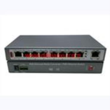 8channels 10/100M POE switch with one 100M Uplink Ethernet port