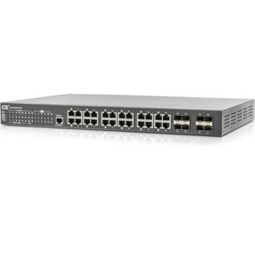 Industrial Layer 3 GbE PoE Switch - IGR-2408SM-24PH