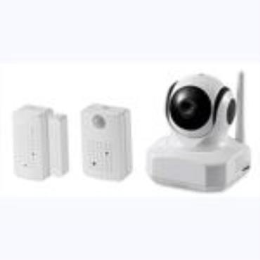 Home Alarm System Wireless 720P IP Camera integrate intruder alarms, PIR Sensor, Door/Window Sensor