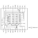 ICX428AKL Diagonal 8mm (Type 1/2) CCD Image Sensor for NTSC Color Video Cameras