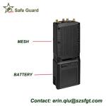 wireless mesh radio for security robot drone