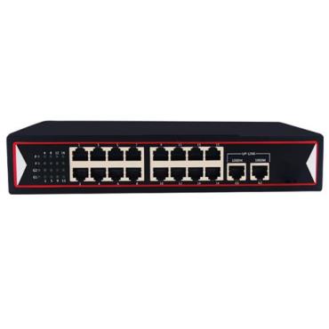 16ports 10/100M/1000M Gigabit POE Ethernet Network Switch