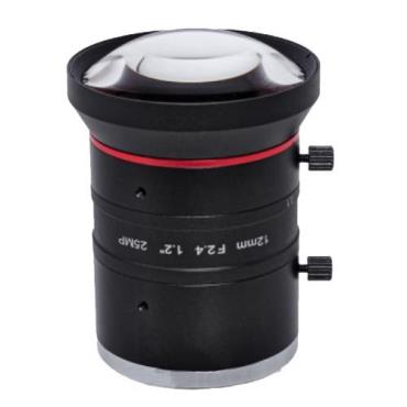 12mm 1.2" 25MP Machine Vision FA 0.39% TV Low DistortionOptical Lenses 真正高端无虚标红圈FA镜头质量假一罚百