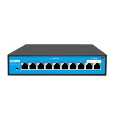 8ports 100M POE Network Switch with 2ports uplink