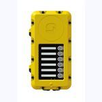 Industrial call panel, 6 buttons, handheld microphone, ethernet