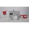 Wireless smoke detector fire alarm security control system
