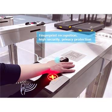 Half height turnstile provide high security for construction sites
