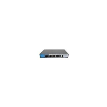 24channels 10/100M/1000M POE Switch with 2ports uplink