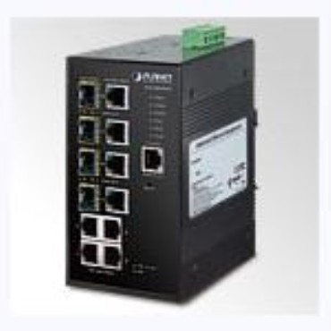 4-Port 10/100/1000Mbps + 4-Port Gigabit TP/SFP Combo Managed Industrial Switch (IGS-8044MT)