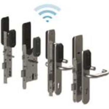 ASSA ABLOY Aperio wireless, battery-powered security lock with RFID-reader 
