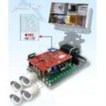 4-CH Multi-Video Display with SD card JPEG DVR Solution (AL37204C-DMB-A0)
