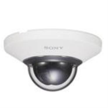 Sony SNCDH110T/W Network 720p HD Impact Resistant Minidome Camera