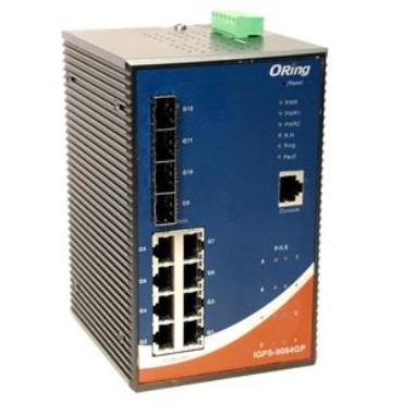 ORIng IGPS-9084GP Industrial 12-port managed Gigabit PoE Ethernet switch
