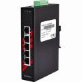 LNX-500A(-T) 10/100TX Slim Industrial Unmanaged Ethernet Switch