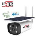 Enster 4G Sim Card Outdoor Solar Camera Wireless Camera Solar Energy Panel Pir Motion Detection